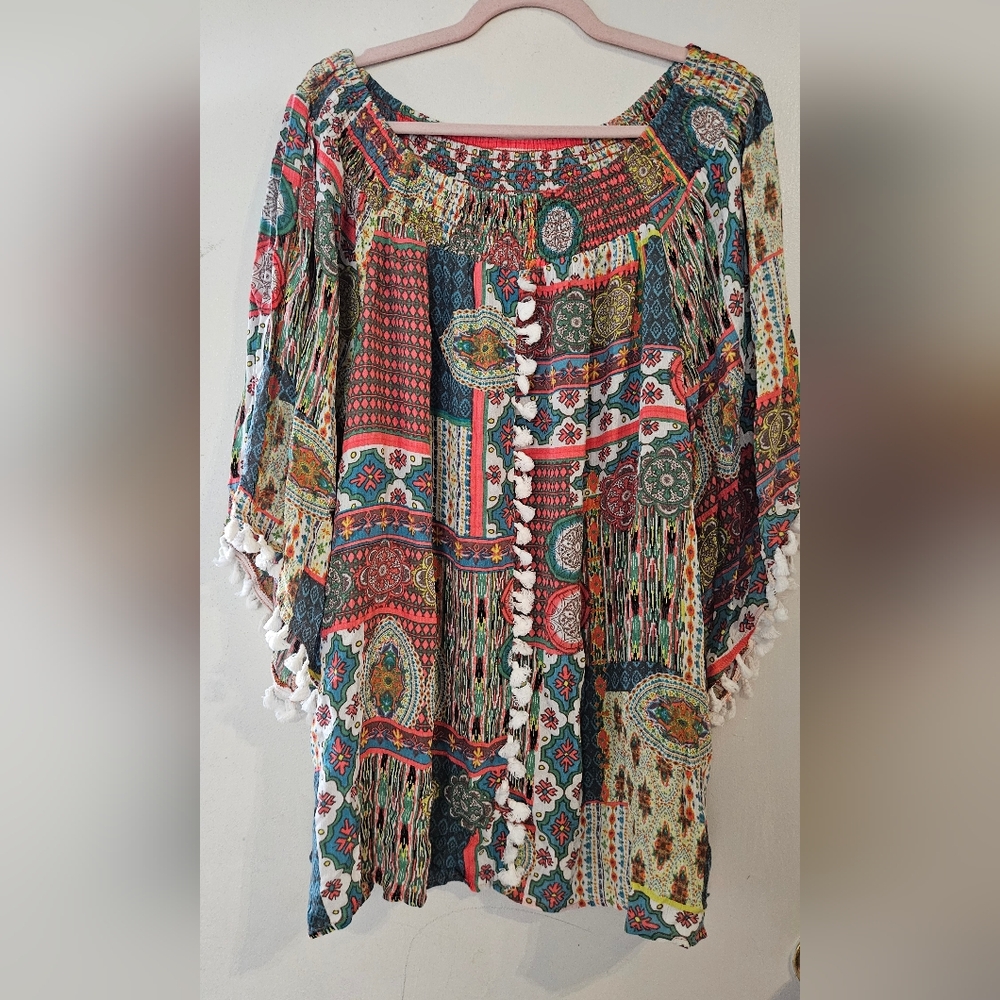 Bohemian Patchwork Blouse